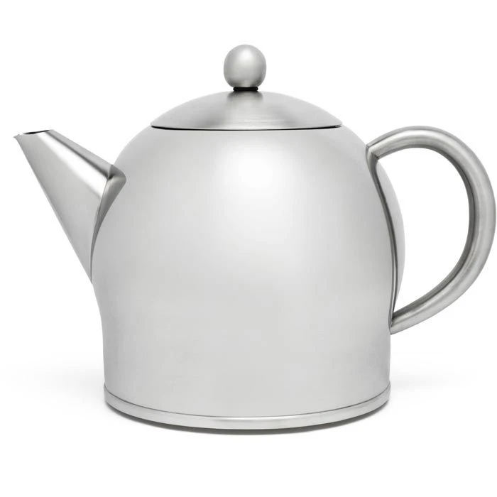 Bredemeijer Tee-Kanne Minuet Santhee, Edelstahl, Doppelwandig, Silber Matt, 1,4 L 1 Bredemeijer Tee-Kanne Minuet Santhee, Edelstahl, Doppelwandig, Silber Matt, 1,4 L