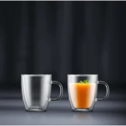 Bodum Kaffeegläser Bistro Tassen 10604-10, Doppelwandig, Mit Henkel, 300ml, 2 Stück -Bredemeijer Geschaft 15548a33f7bc1b3f9cc04b7275f23a9c030aa354 kaffeeglaeser bodum bistro tassen 10604 10