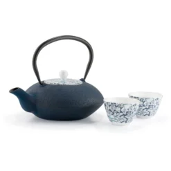 Bredemeijer Tee-Kanne Yantai, Gusseisen, Mit Edelstahl-Filter, Dunkelblau, 1,2 L -Bredemeijer Geschaft 1c7c7dd1684f1936d4bb891006bbc66c946fcf1d tee kanne bredemeijer yantai gusseisen