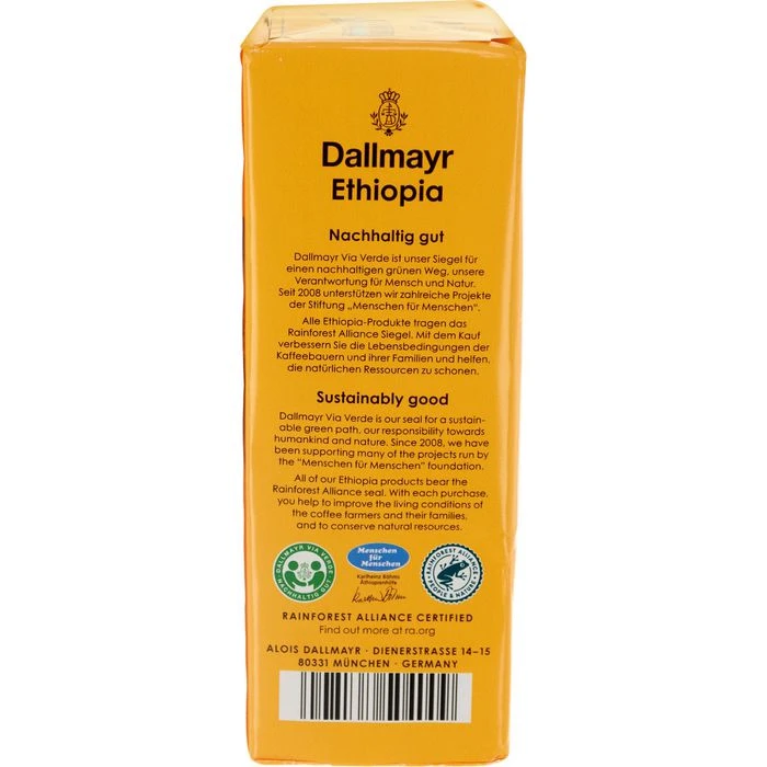 Dallmayr Kaffee Ethiopia, Gemahlener Kaffee, 500g 5 Dallmayr Kaffee Ethiopia, Gemahlener Kaffee, 500g – Bild 5