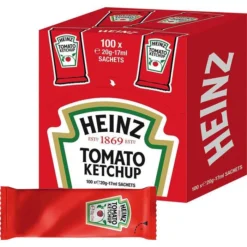 Heinz Ketchup Tomatenketchup, Je 17ml, 100 Portionsbeutel