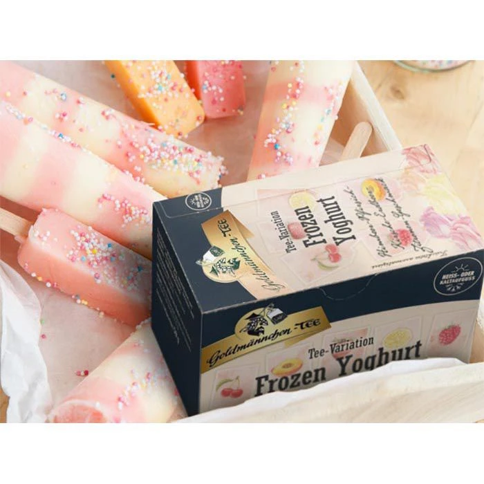 Goldmännchen Tee Frozen Yoghurt, Verschiedene Sorten, 20 Teebeutel, 50g 2 Goldmännchen Tee Frozen Yoghurt, Verschiedene Sorten, 20 Teebeutel, 50g – Bild 2