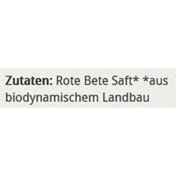 Alnatura Saft Rote Bete, BIO, 100% Direktsaft, Je 0,5 Liter, 6 Stück -Bredemeijer Geschaft 249905d7d499567478d69866ec5f67fd90e64ec3 saft alnatura rote bete bio