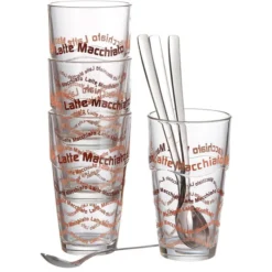 Ritzenhoff&Breker Kaffeegläser Latte Macchiato, Set Mit Löffel, 370ml, 8-teilig -Bredemeijer Geschaft 2811908adc7bcfa4a9f699c244c0aac144933ea0 kaffeeglaeser ritzenhoffundbreker latte macchiato
