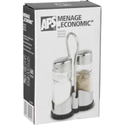APS Salz-und-Pfefferstreuer Economic, Set, Mit Menage, Aus Edelstahl / Glas, Transparent -Bredemeijer Geschaft 2886fe7f7b17786c6c658b74242ca0b7a924edb8 salz und pfefferstreuer aps economic