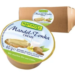 Rapunzel Brotaufstrich Mandel-Tonka-Creme, BIO, Je 40g (440g), 11 Stück