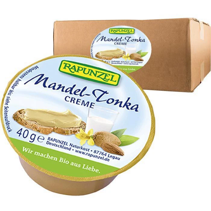 Rapunzel Brotaufstrich Mandel-Tonka-Creme, BIO, Je 40g (440g), 11 Stück 1 Rapunzel Brotaufstrich Mandel-Tonka-Creme, BIO, Je 40g (440g), 11 Stück