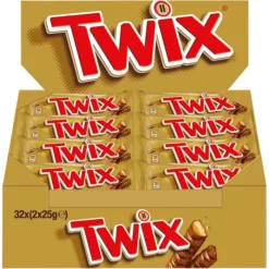 Schokoriegel Twix 1600g, Je 50g, 32 Riegel