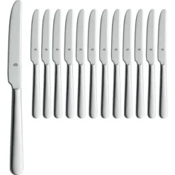 BSF Menümesser Swing 02181-804, Edelstahl, Monoblock, Silber Poliert, Set 12 Stück
