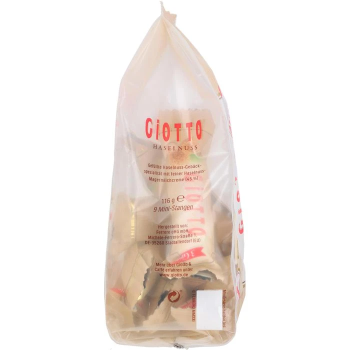 Giotto Waffeln Haselnuss-Gebäckspezialität Beutel, Je 12,9g, 9 Mini Stangen 6 Giotto Waffeln Haselnuss-Gebäckspezialität Beutel, Je 12,9g, 9 Mini Stangen – Bild 6