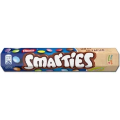 Nestlé® Nestle Smarties Schokobonbons Riesenrolle, Bunte Schokolinsen, 130g