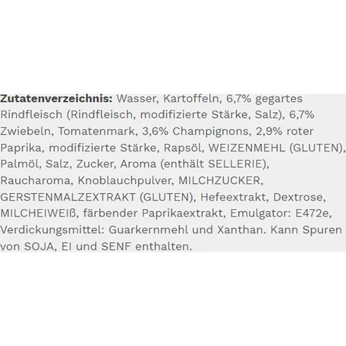 Erasco Fertiggericht Ungarische Gulaschsuppe, 770g 2 Erasco Fertiggericht Ungarische Gulaschsuppe, 770g – Bild 2
