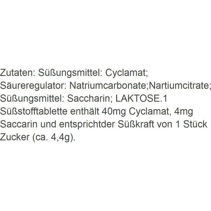 Gut&Günstig Süßstoff Tabletten, Im Tischspender,1200 Stück 5 Gut&Günstig Süßstoff Tabletten, Im Tischspender,1200 Stück – Bild 5