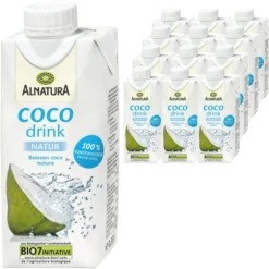 Alnatura Kokoswasser Coco Drink Natur, BIO, Je 330ml, 12 Stück