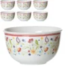 Ritzenhoff&Breker Müslischale Doppio Shanti, Porzellan, Mit Dekor, 15cm, Set, 6 Stück