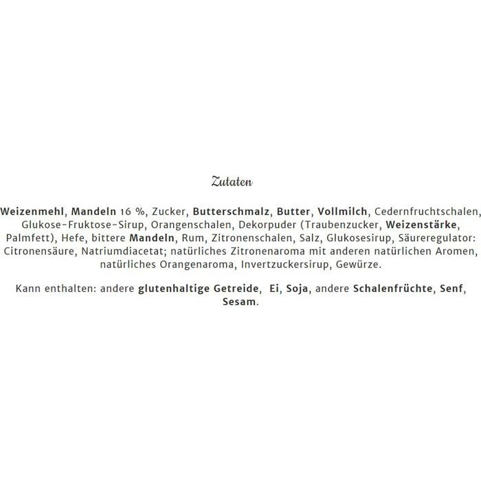 Dr.Quendt Stollen Mandelstollen, Ohne Rosinen, 1000g 4 Dr.Quendt Stollen Mandelstollen, Ohne Rosinen, 1000g – Bild 4