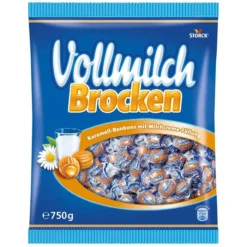 Storck Karamellbonbons Vollmilch Brocken, Mit Milchcremefüllung, 750g