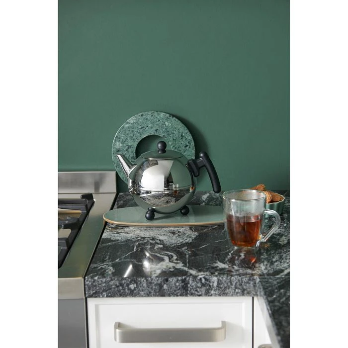 Bredemeijer Tee-Kanne Duet Bella Ronde, Edelstahl, Doppelwandig, Silber / Schwarz, 1,2 L 3 Bredemeijer Tee-Kanne Duet Bella Ronde, Edelstahl, Doppelwandig, Silber / Schwarz, 1,2 L – Bild 3