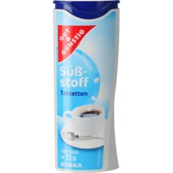 Gut&Günstig Süßstoff Tabletten, Im Tischspender,1200 Stück