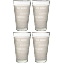 Ritzenhoff&Breker Kaffeegläser Chicco, Latte Macchiato Gläser, 330ml, 4 Stück