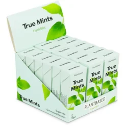 True-Mints Kräuterbonbons Frische Minze, Zuckerfrei, Je 13g, 18 Pack