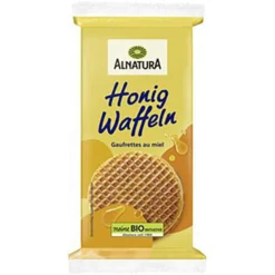 Alnatura Waffeln Honig-Waffeln, BIO, Mit Honig, 175g