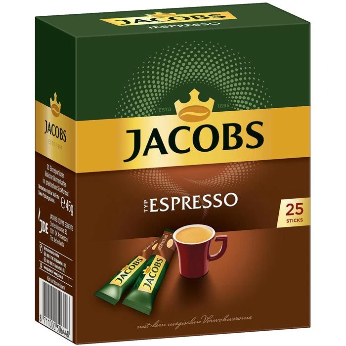 Jacobs Kaffee Espresso, Instant-Kaffee, Intensiv, 25 Portionssticks 5 Jacobs Kaffee Espresso, Instant-Kaffee, Intensiv, 25 Portionssticks – Bild 5