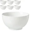 Ritzenhoff&Breker Müslischale Snap Bianco, Porzellan, Weiß, 15cm, Set, 6 Stück