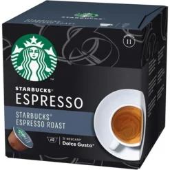 Starbucks Kaffeekapseln By Nescafe Dolce Gusto, Espresso Roast, 12 Kapseln, Für Dolce Gusto
