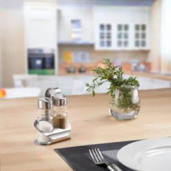 Westmark Salz-und-Pfefferstreuer Wien 65022260, Set Mit Menage, Aus Glas / Edelstahl, Transparent -Bredemeijer Geschaft a178f184b26800939cbad8942cb496d48002fec5 salz und pfefferstreuer westmark wien 65022260