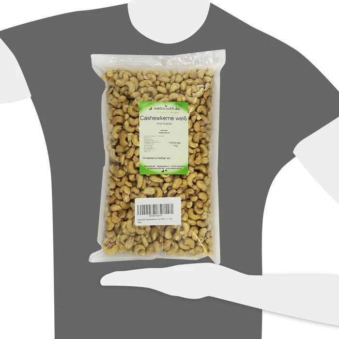 Naturix24 Cashewkerne Ganze Nüsse, Naturbelassen, 1kg 3 Naturix24 Cashewkerne Ganze Nüsse, Naturbelassen, 1kg – Bild 3