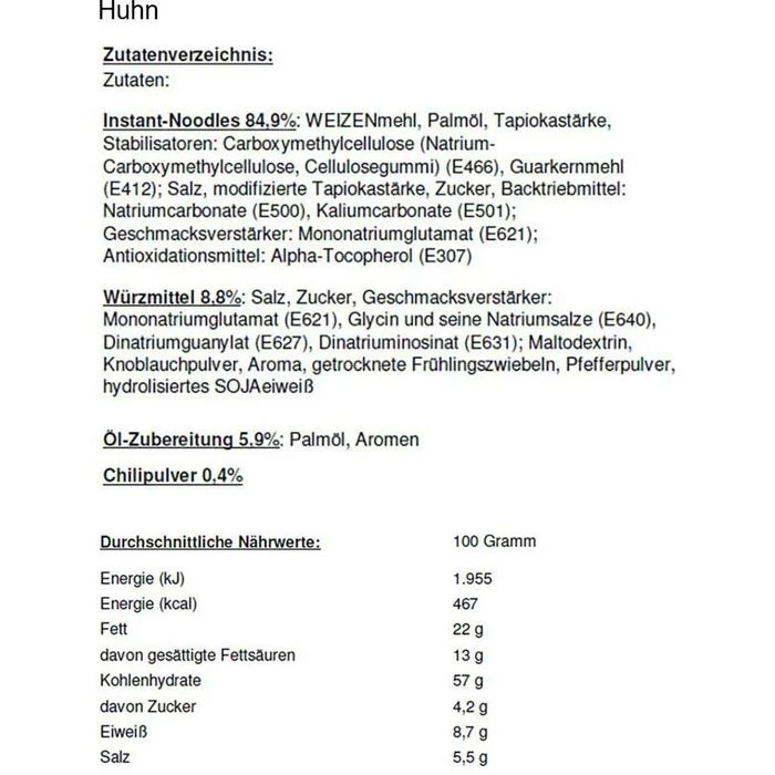 A-One Fertiggericht Chicken, Beef Und Duck Flavour, Nudelsuppe, 10x Huhn, Rind, Ente, Je 85g, 30 Pack 2 A-One Fertiggericht Chicken, Beef Und Duck Flavour, Nudelsuppe, 10x Huhn, Rind, Ente, Je 85g, 30 Pack – Bild 2
