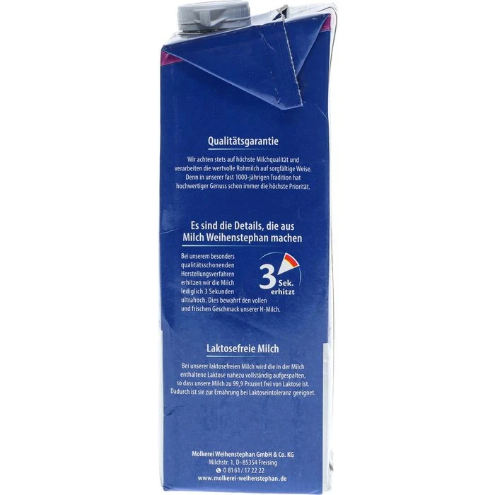 Weihenstephan Milch Laktosefreie H-Milch 1,5% Fett, Je 1 Liter, 12 Stück 2 Weihenstephan Milch Laktosefreie H-Milch 1,5% Fett, Je 1 Liter, 12 Stück – Bild 2