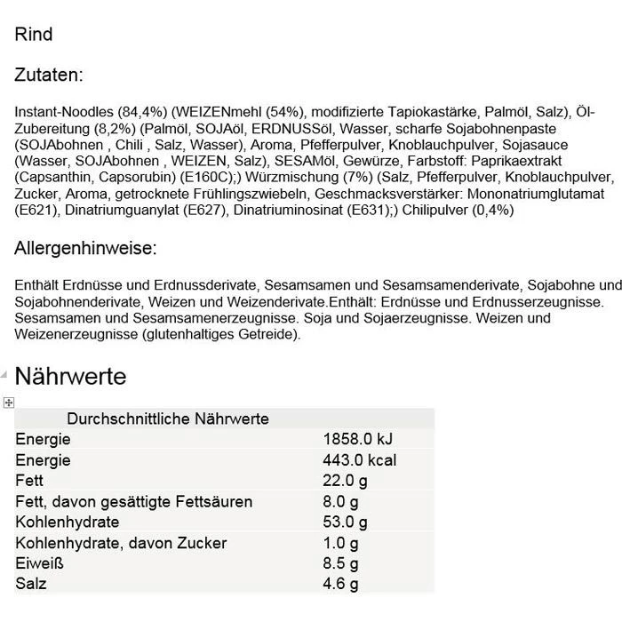 A-One Fertiggericht Chicken, Beef Und Duck Flavour, Nudelsuppe, 10x Huhn, Rind, Ente, Je 85g, 30 Pack 3 A-One Fertiggericht Chicken, Beef Und Duck Flavour, Nudelsuppe, 10x Huhn, Rind, Ente, Je 85g, 30 Pack – Bild 3