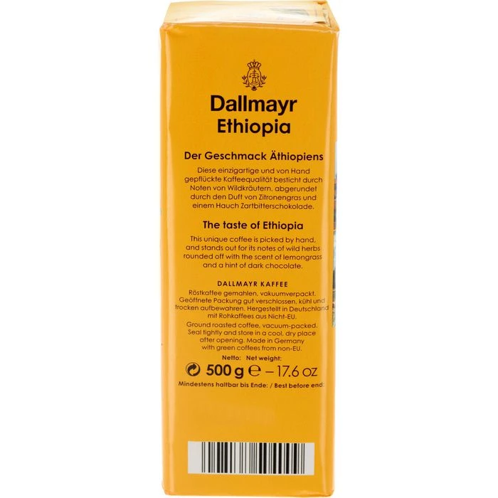 Dallmayr Kaffee Ethiopia, Gemahlener Kaffee, 500g 3 Dallmayr Kaffee Ethiopia, Gemahlener Kaffee, 500g – Bild 3