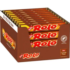Nestlé® Nestle Karamellbonbons Rolo, Schoko-Pralinen Mit Toffee, Je 52g, 36 Pack