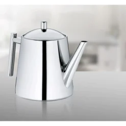 Kela Tee-Kanne Ancona 11355, Edelstahl, Mit Edelstahl-Sieb, Silber Glänzend, 0,9 L -Bredemeijer Geschaft c799f58d0571bd329aeead7365e4d873f4f82646 tee kanne kela ancona 11355 edelstahl