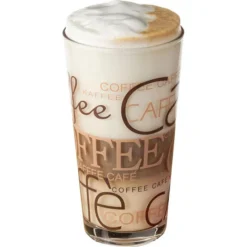 Van-Well Kaffeegläser Coffee Dekor, Latte Macchiato Gläser, 390ml, 12 Stück -Bredemeijer Geschaft cbda98cb5bd551402af3900e8a48ccda6df7c9c8 kaffeeglaeser van well coffee dekor