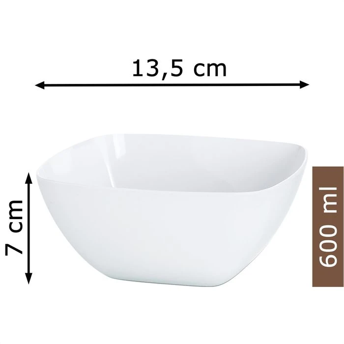 Emsa Müslischale Vienna 504635, Kunststoff, Weiß, 13,5cm 2 Emsa Müslischale Vienna 504635, Kunststoff, Weiß, 13,5cm – Bild 2