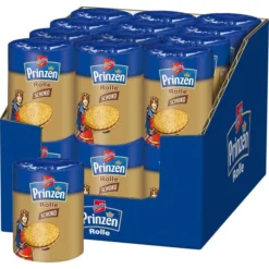 De-Beukelaer Kekse Prinzen Rolle Schoko, Mit Kakaocreme-Füllung, Je 141g, 24 Pack