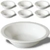 Böttcher-AG Müslischale, Porzellan, Weiß, 16cm, Set, 6 Stück