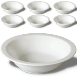 Böttcher-AG Müslischale, Porzellan, Weiß, 16cm, Set, 6 Stück