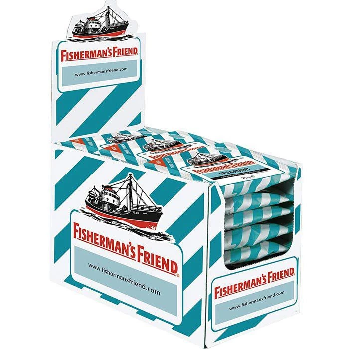Fishermans-Friend Kräuterbonbons Spearmint, Zuckerfrei, Je 25g, 24 Beutel 1 Fishermans-Friend Kräuterbonbons Spearmint, Zuckerfrei, Je 25g, 24 Beutel