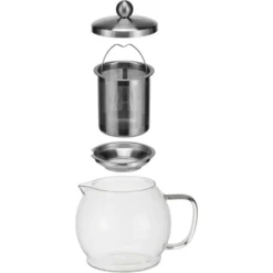 Böttcher-AG Tee-Kanne Glas / Edelstahl, Mit Edelstahl-Sieb, Transparent/ Silber, 1,2 L 6 Böttcher-AG Tee-Kanne Glas / Edelstahl, Mit Edelstahl-Sieb, Transparent/ Silber, 1,2 L -Bredemeijer Geschaft e52d508fe5851f656111fd4c946f34046ffa50a5 tee kanne boettcher ag glas edelstahl