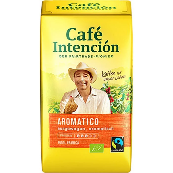 Cafe-Intencion Kaffee Aromatico, BIO, Gemahlen, Fairtrade, 500g 1 Cafe-Intencion Kaffee Aromatico, BIO, Gemahlen, Fairtrade, 500g