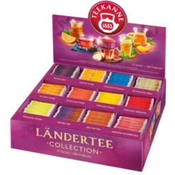 Teekanne Tee Ländertee-Collection Box, 12 Sorten A 15 Teebeutel, 383g