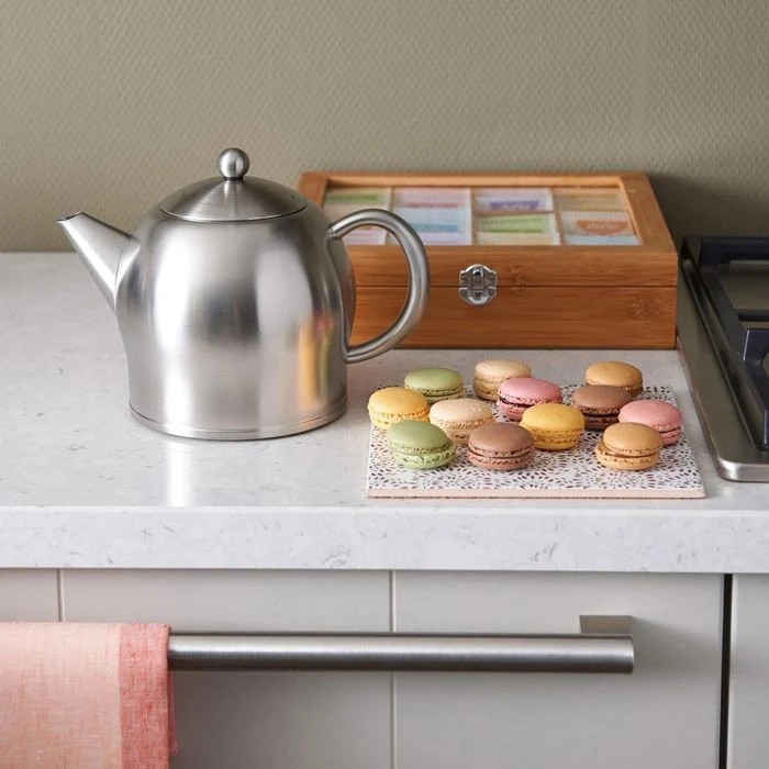 Bredemeijer Tee-Kanne Minuet Santhee, Edelstahl, Doppelwandig, Silber Matt, 1,4 L 4 Bredemeijer Tee-Kanne Minuet Santhee, Edelstahl, Doppelwandig, Silber Matt, 1,4 L – Bild 4